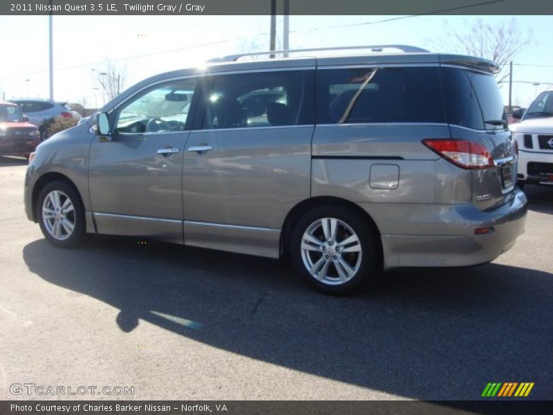Twilight Gray / Gray 2011 Nissan Quest 3.5 LE