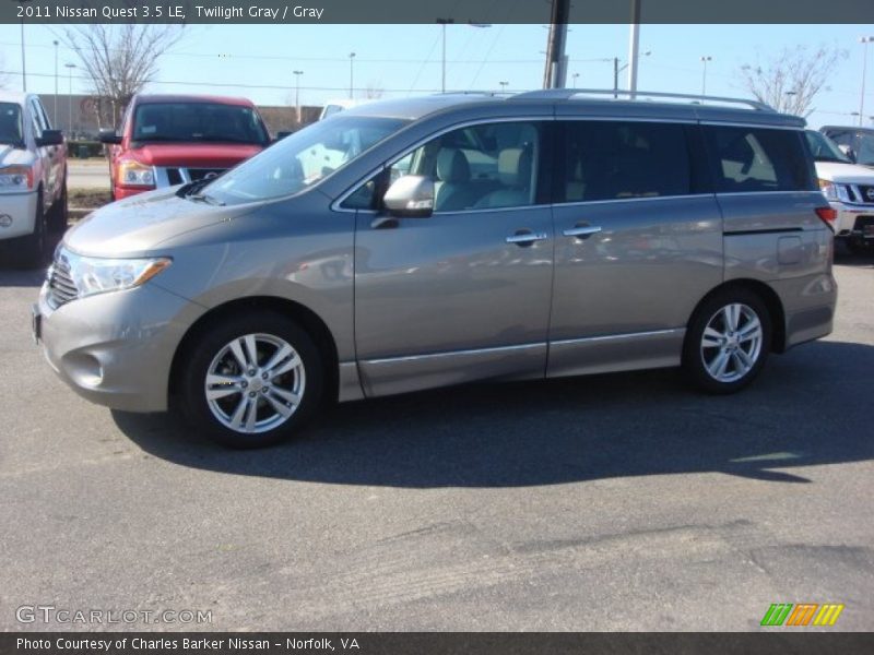 Twilight Gray / Gray 2011 Nissan Quest 3.5 LE