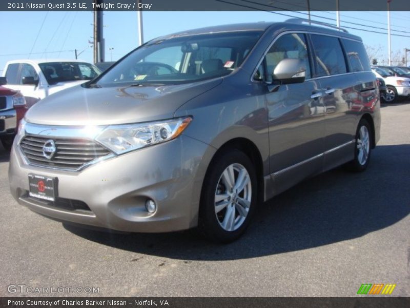 Twilight Gray / Gray 2011 Nissan Quest 3.5 LE