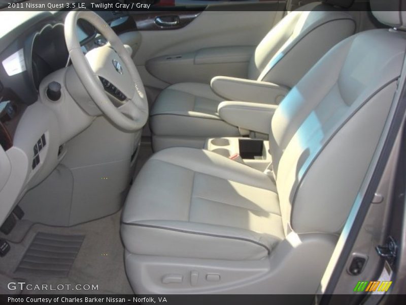 Twilight Gray / Gray 2011 Nissan Quest 3.5 LE