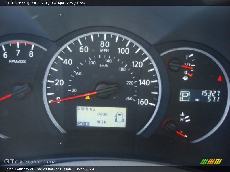 Twilight Gray / Gray 2011 Nissan Quest 3.5 LE