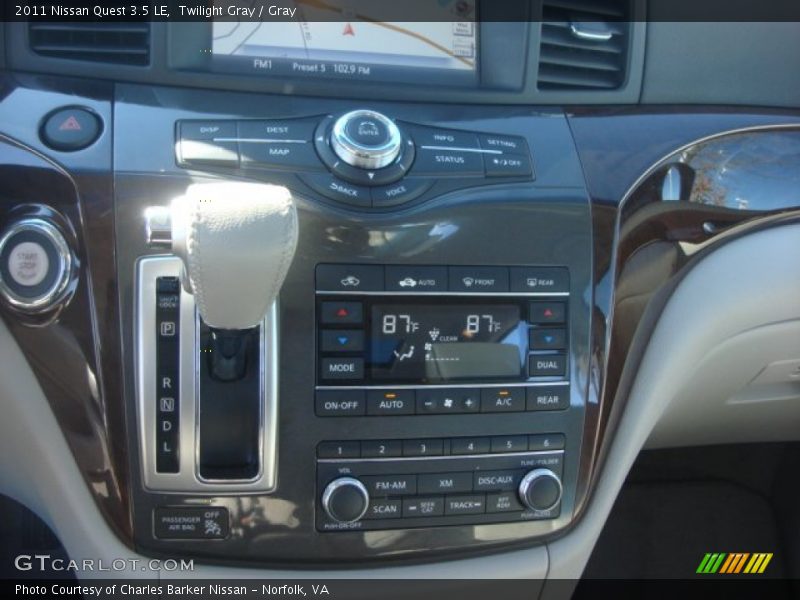Twilight Gray / Gray 2011 Nissan Quest 3.5 LE