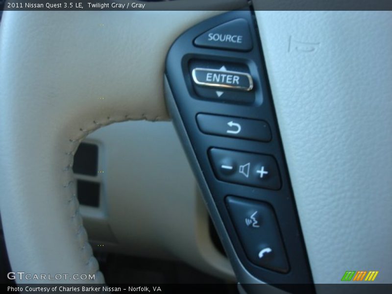 Twilight Gray / Gray 2011 Nissan Quest 3.5 LE