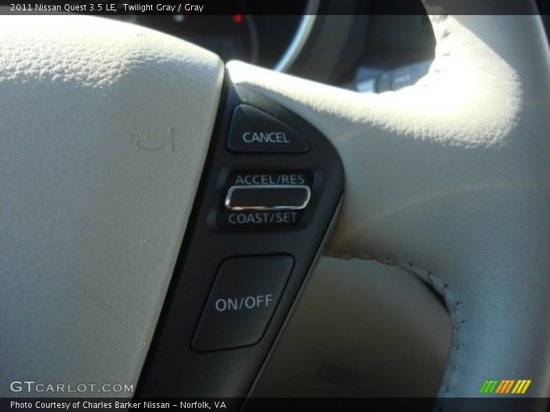 Twilight Gray / Gray 2011 Nissan Quest 3.5 LE