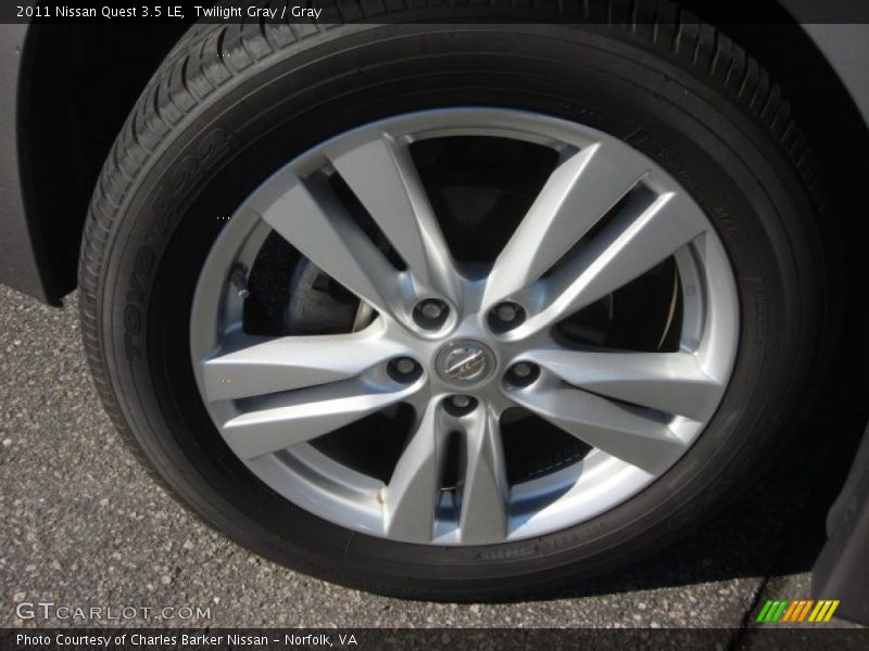 Twilight Gray / Gray 2011 Nissan Quest 3.5 LE