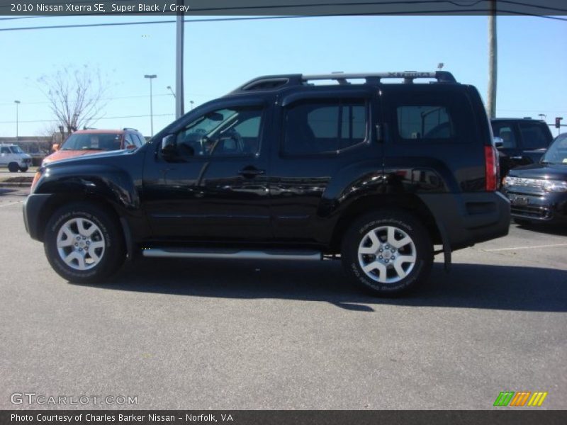Super Black / Gray 2010 Nissan Xterra SE
