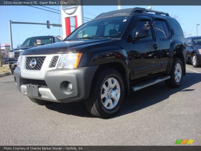 Super Black / Gray 2010 Nissan Xterra SE