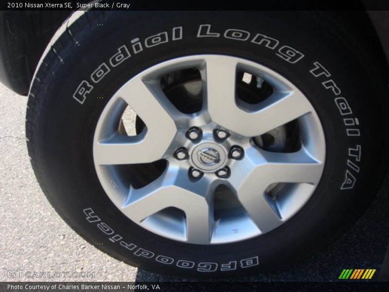Super Black / Gray 2010 Nissan Xterra SE