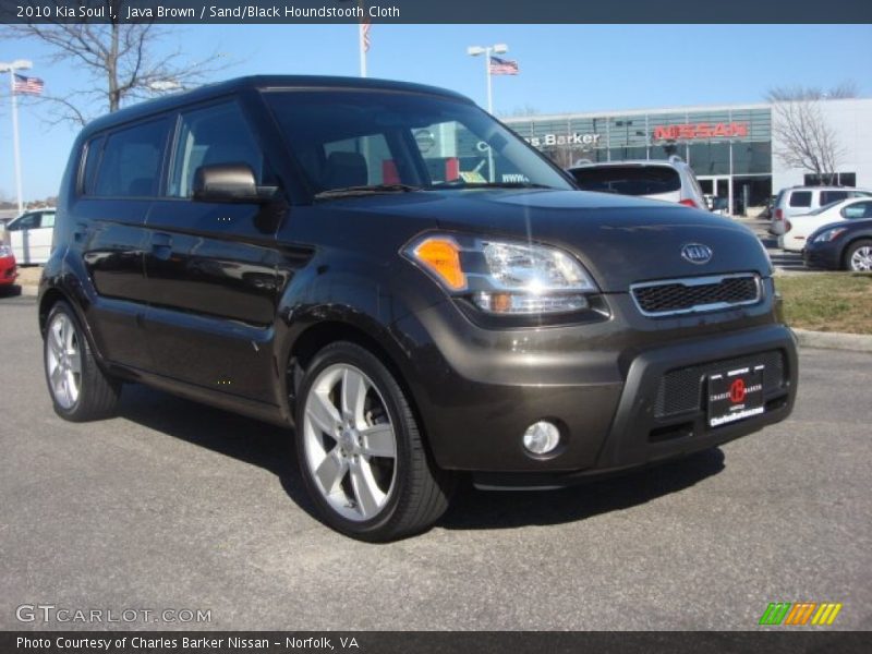 Java Brown / Sand/Black Houndstooth Cloth 2010 Kia Soul !