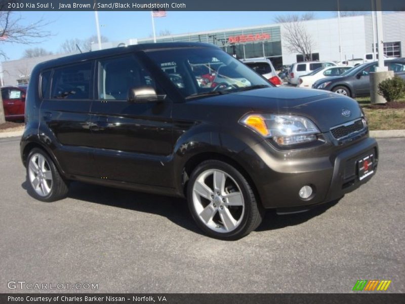 Java Brown / Sand/Black Houndstooth Cloth 2010 Kia Soul !