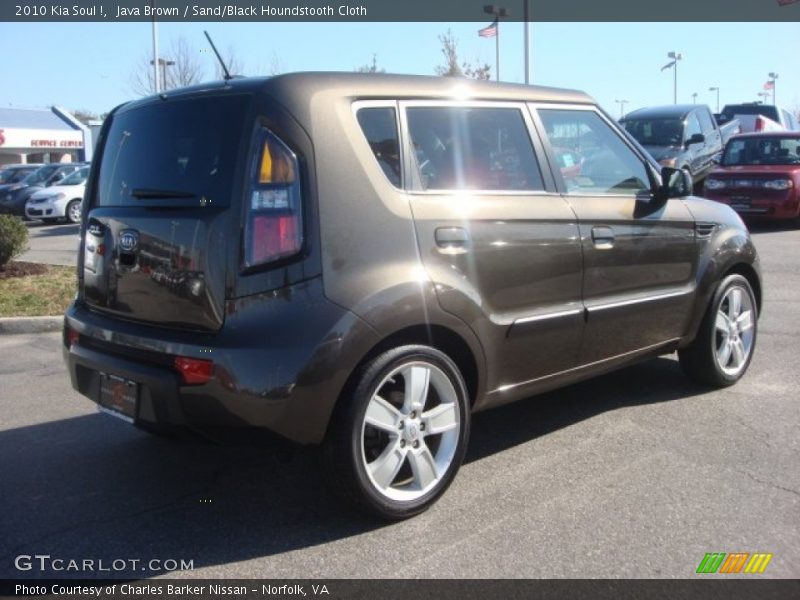 Java Brown / Sand/Black Houndstooth Cloth 2010 Kia Soul !