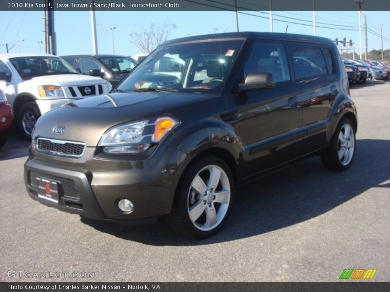 Java Brown / Sand/Black Houndstooth Cloth 2010 Kia Soul !