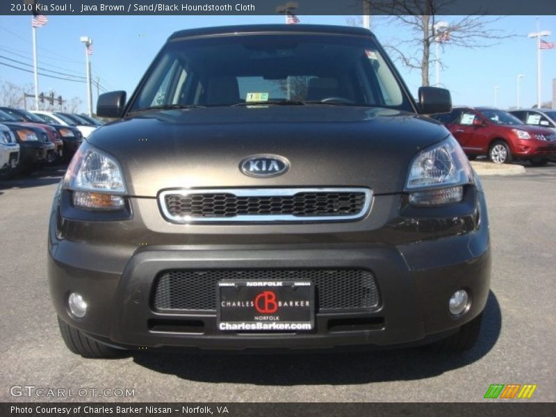 Java Brown / Sand/Black Houndstooth Cloth 2010 Kia Soul !