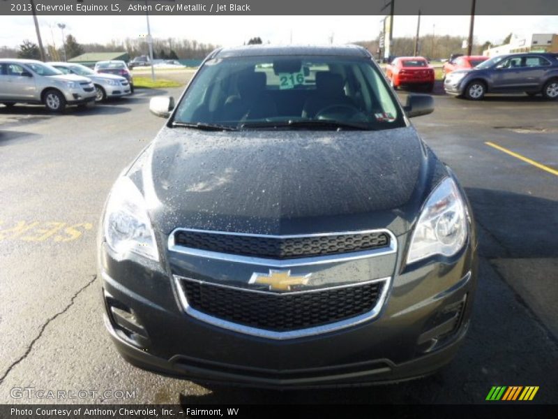 Ashen Gray Metallic / Jet Black 2013 Chevrolet Equinox LS