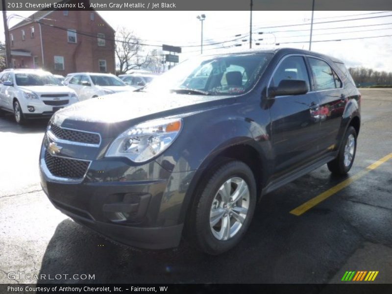 Ashen Gray Metallic / Jet Black 2013 Chevrolet Equinox LS