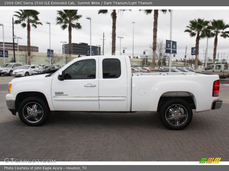  2009 Sierra 1500 SLE Extended Cab Summit White