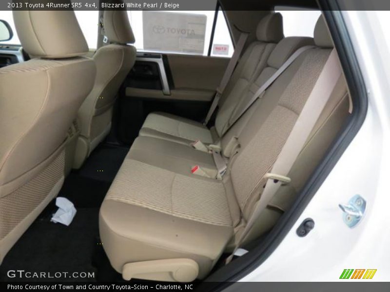 Blizzard White Pearl / Beige 2013 Toyota 4Runner SR5 4x4