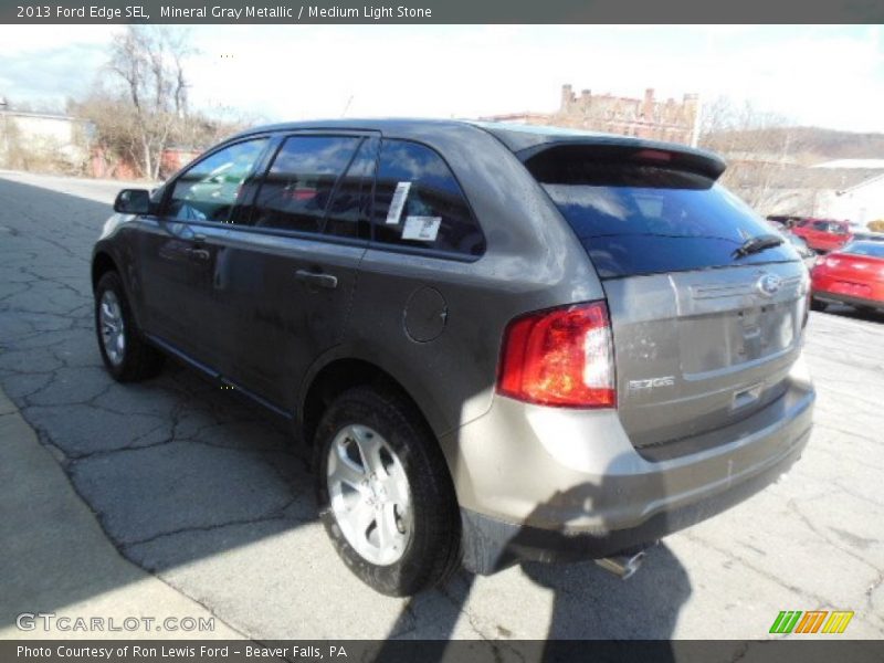 Mineral Gray Metallic / Medium Light Stone 2013 Ford Edge SEL