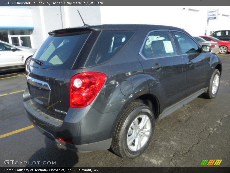 Ashen Gray Metallic / Jet Black 2013 Chevrolet Equinox LS