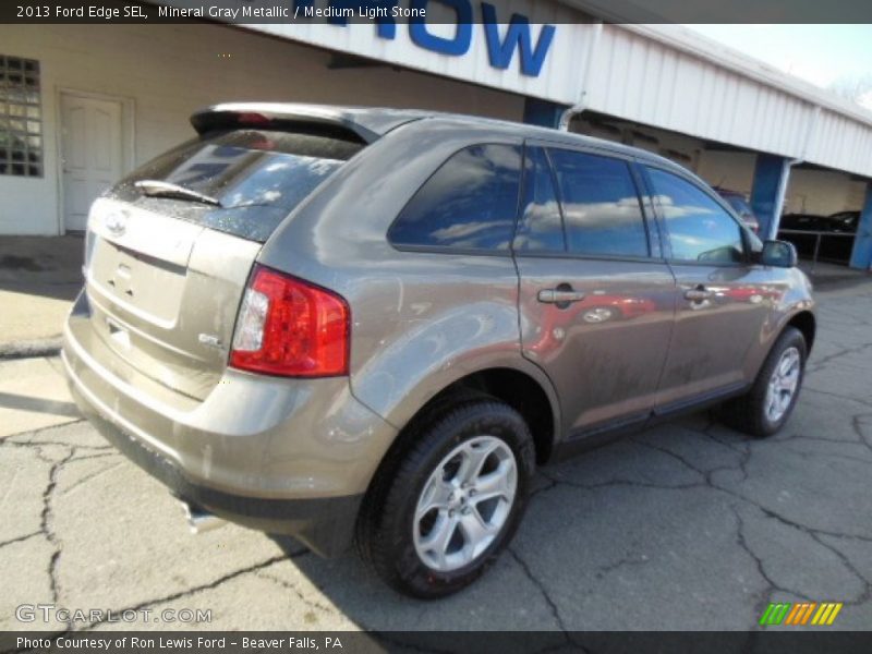 Mineral Gray Metallic / Medium Light Stone 2013 Ford Edge SEL