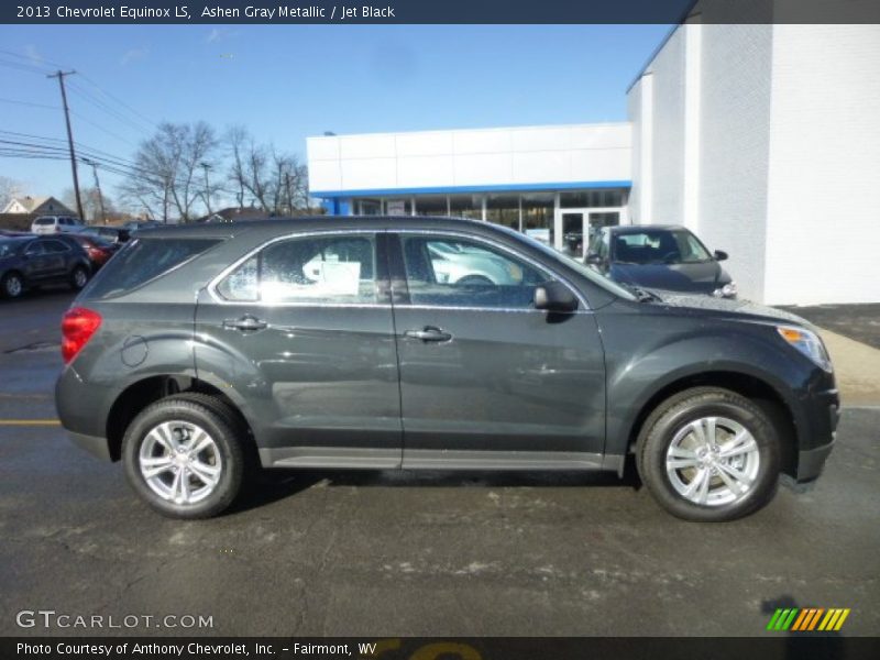 Ashen Gray Metallic / Jet Black 2013 Chevrolet Equinox LS