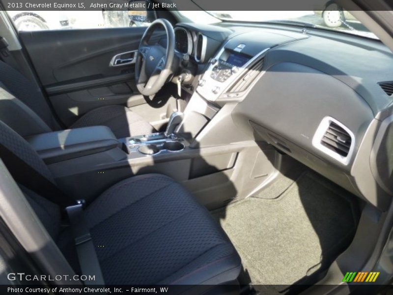 Ashen Gray Metallic / Jet Black 2013 Chevrolet Equinox LS
