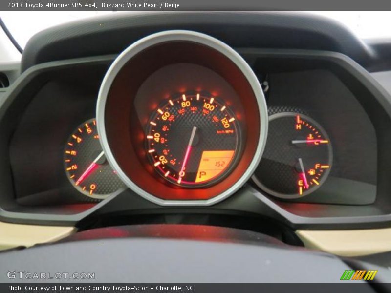 Blizzard White Pearl / Beige 2013 Toyota 4Runner SR5 4x4