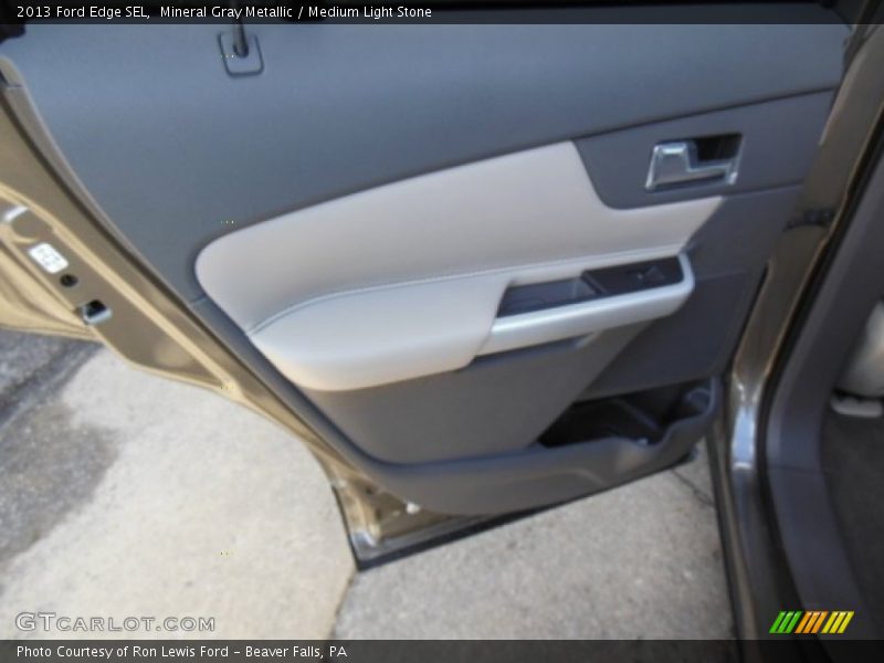 Mineral Gray Metallic / Medium Light Stone 2013 Ford Edge SEL