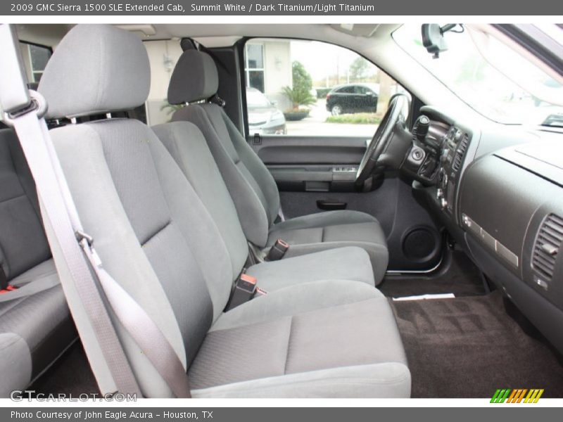 Front Seat of 2009 Sierra 1500 SLE Extended Cab