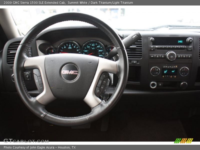  2009 Sierra 1500 SLE Extended Cab Steering Wheel