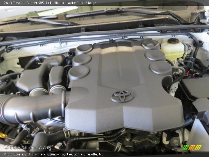 Blizzard White Pearl / Beige 2013 Toyota 4Runner SR5 4x4