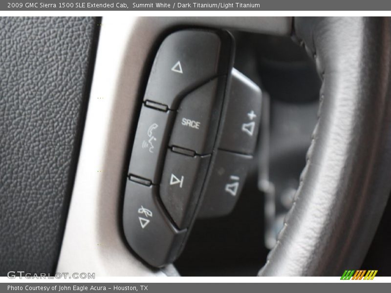 Controls of 2009 Sierra 1500 SLE Extended Cab