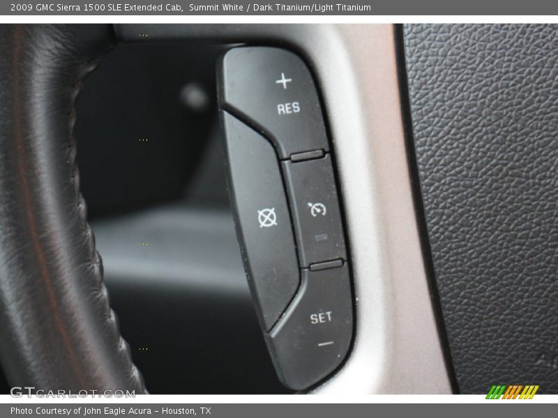 Controls of 2009 Sierra 1500 SLE Extended Cab