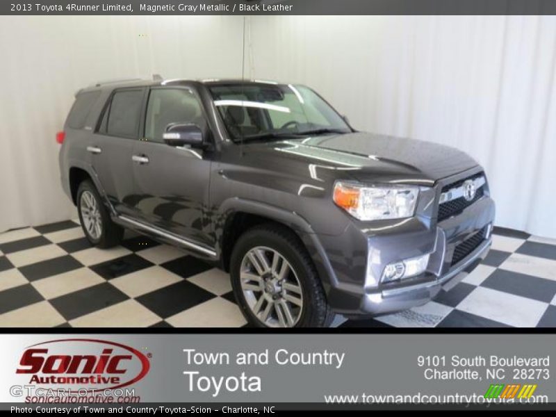 Magnetic Gray Metallic / Black Leather 2013 Toyota 4Runner Limited