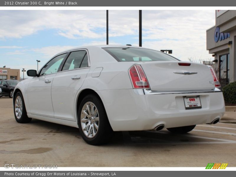 Bright White / Black 2012 Chrysler 300 C