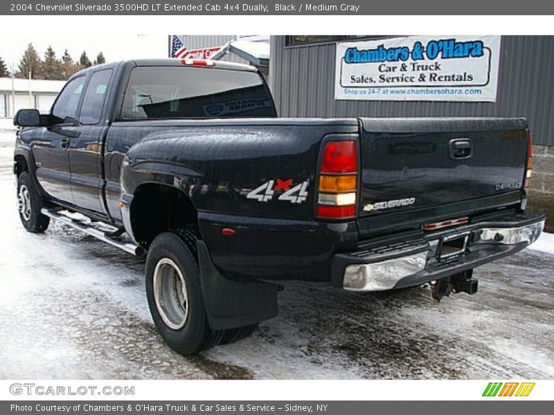 Black / Medium Gray 2004 Chevrolet Silverado 3500HD LT Extended Cab 4x4 Dually