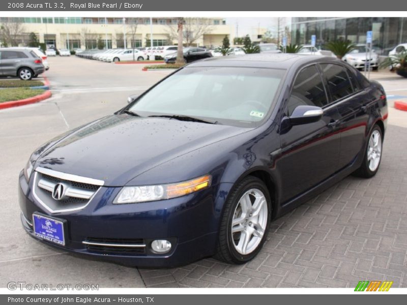 Royal Blue Pearl / Ebony 2008 Acura TL 3.2