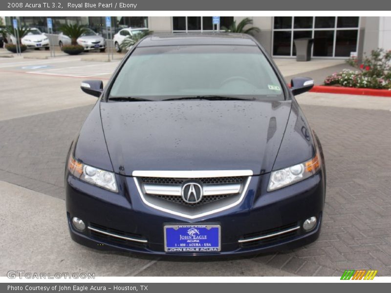 Royal Blue Pearl / Ebony 2008 Acura TL 3.2