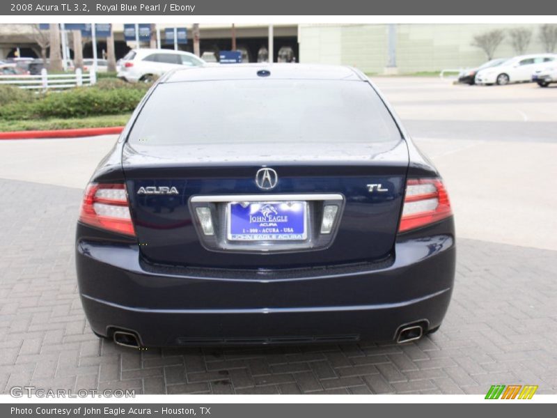 Royal Blue Pearl / Ebony 2008 Acura TL 3.2