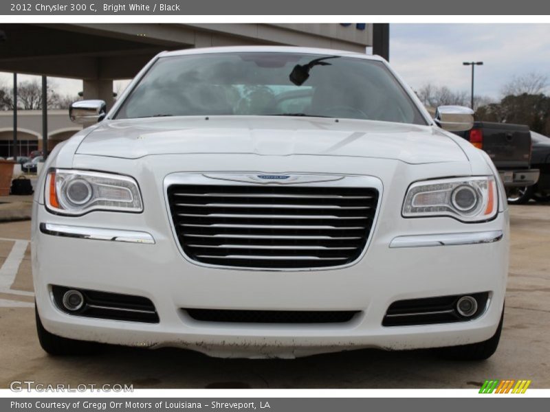 Bright White / Black 2012 Chrysler 300 C