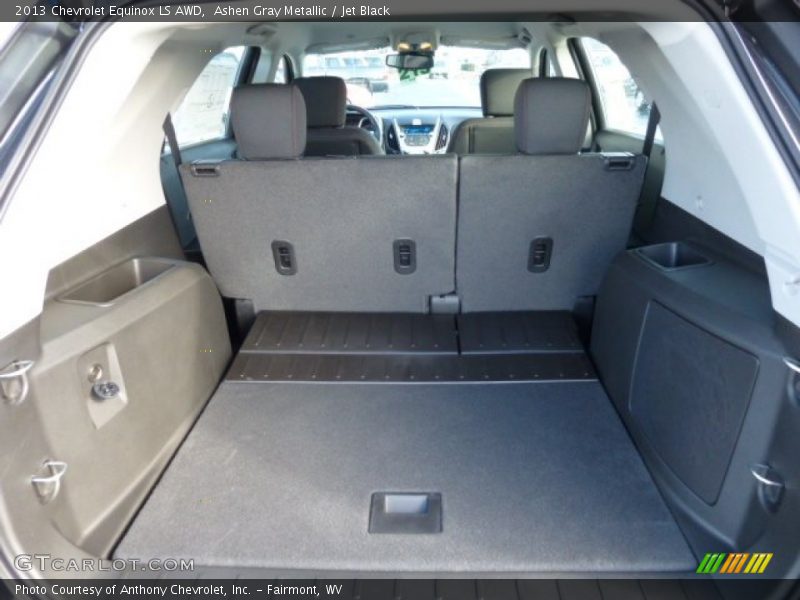 Ashen Gray Metallic / Jet Black 2013 Chevrolet Equinox LS AWD