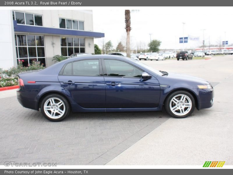 Royal Blue Pearl / Ebony 2008 Acura TL 3.2