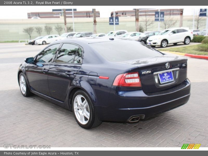Royal Blue Pearl / Ebony 2008 Acura TL 3.2