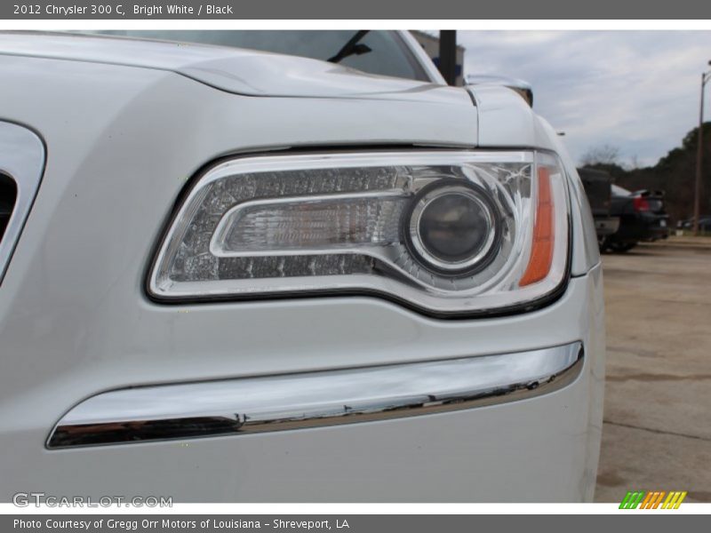 Bright White / Black 2012 Chrysler 300 C