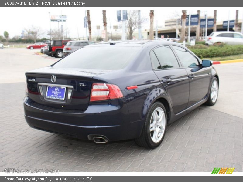 Royal Blue Pearl / Ebony 2008 Acura TL 3.2