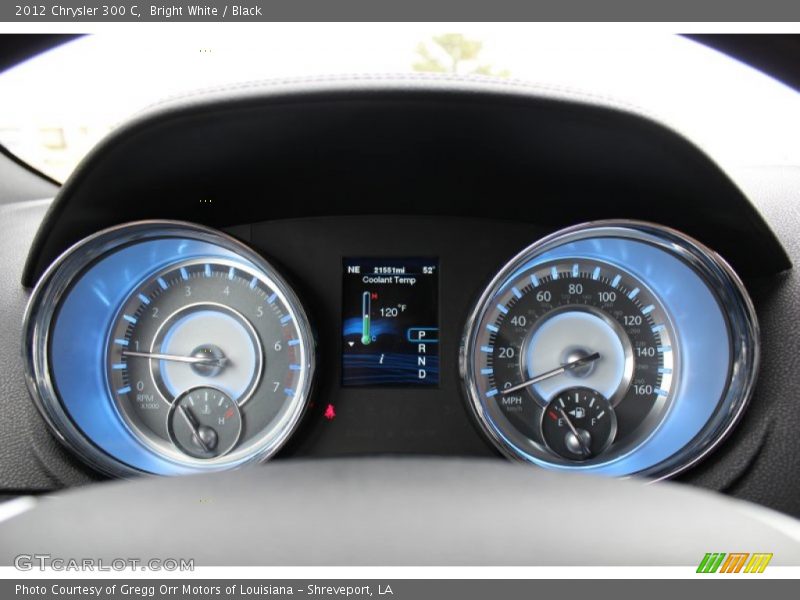Bright White / Black 2012 Chrysler 300 C