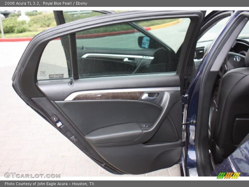 Royal Blue Pearl / Ebony 2008 Acura TL 3.2