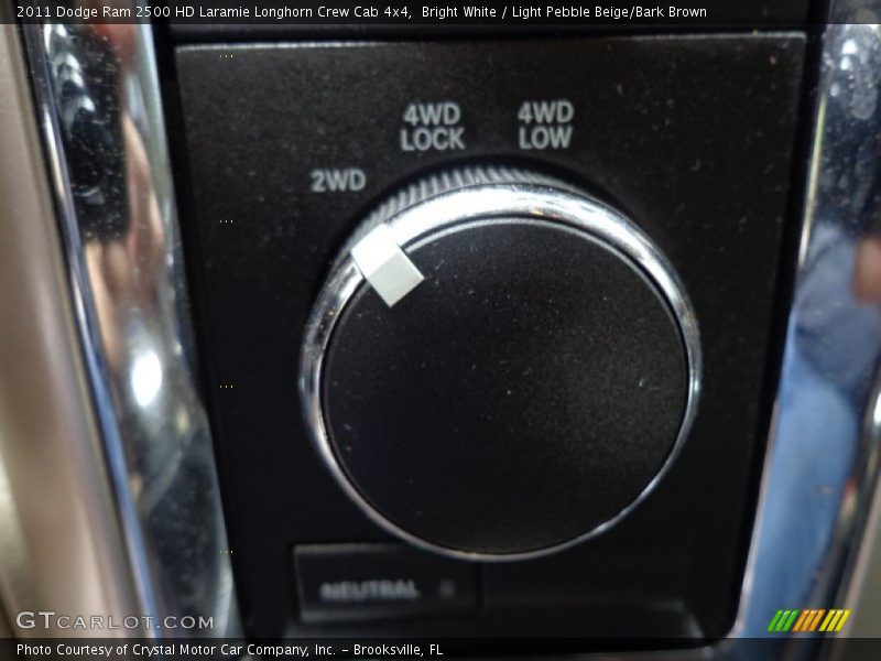 Bright White / Light Pebble Beige/Bark Brown 2011 Dodge Ram 2500 HD Laramie Longhorn Crew Cab 4x4