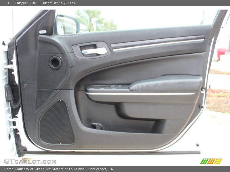 Bright White / Black 2012 Chrysler 300 C