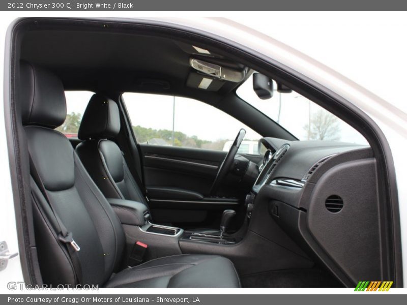 Bright White / Black 2012 Chrysler 300 C